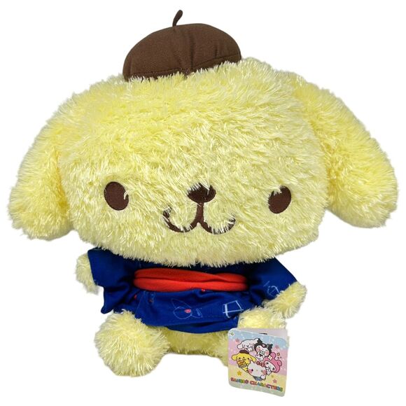Sanrio PomPomPurin 12” Yukata Kimono Plush – Kawaii Japan Sega Collectible - Picture 1 of 12